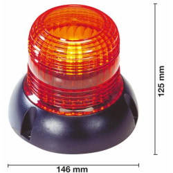 Švyturėlis tvirtinamas prie kabinos 12/24V