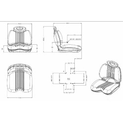 Seat Confort Supert Sport Multipatter