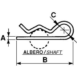Spring Cotter Pin (R-Clip)