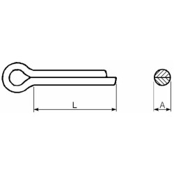 Adjustable cotter pins